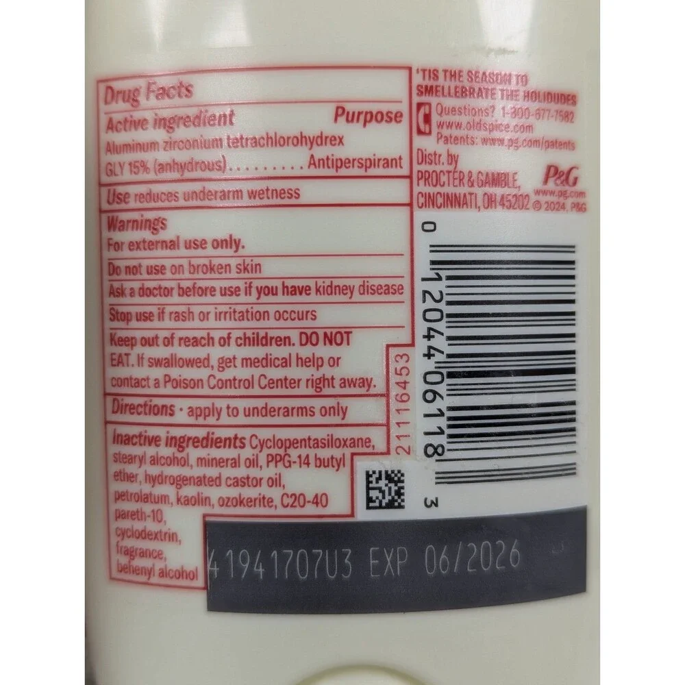 Old Spice - Wilderness Antiperspirant Deodorant for Men Lavender - 2.6 Oz 3 Pack